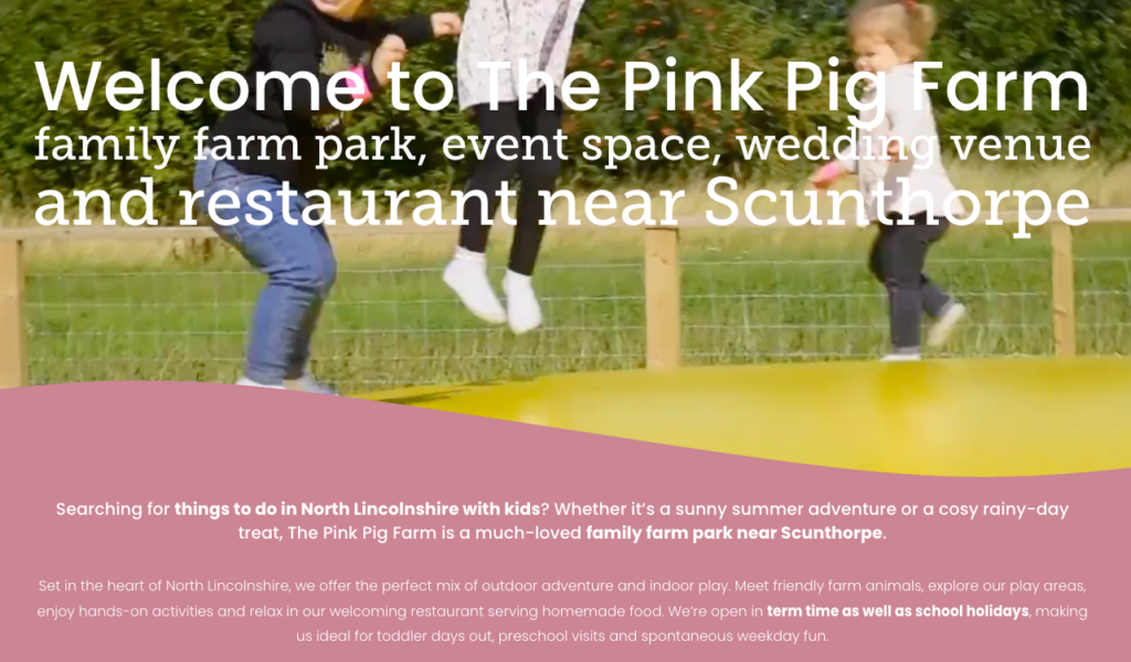 Pink Pig Farm Home Page